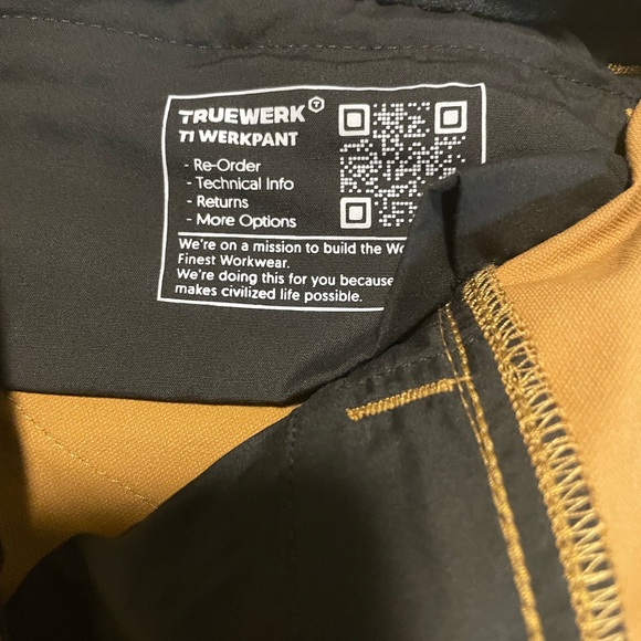 NWT Truewerk T1 Werkpant in Sand - Picture 6 of 6